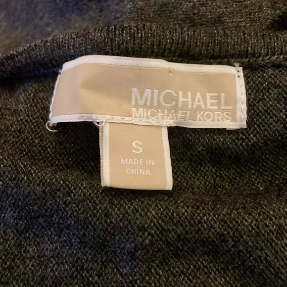 Michael Kors Charcoal Sweater Dress - Picture 2 of 6